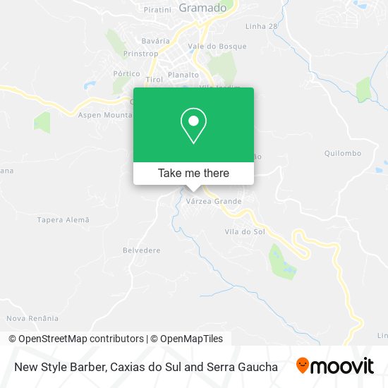 New Style Barber map