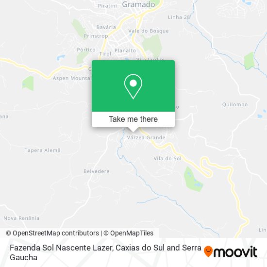 Fazenda Sol Nascente Lazer map