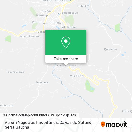 Aurum Negocios Imobiliarios map