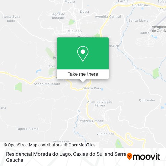 Mapa Residencial Morada do Lago