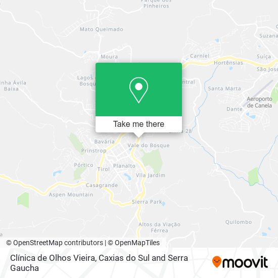 Clínica de Olhos Vieira map