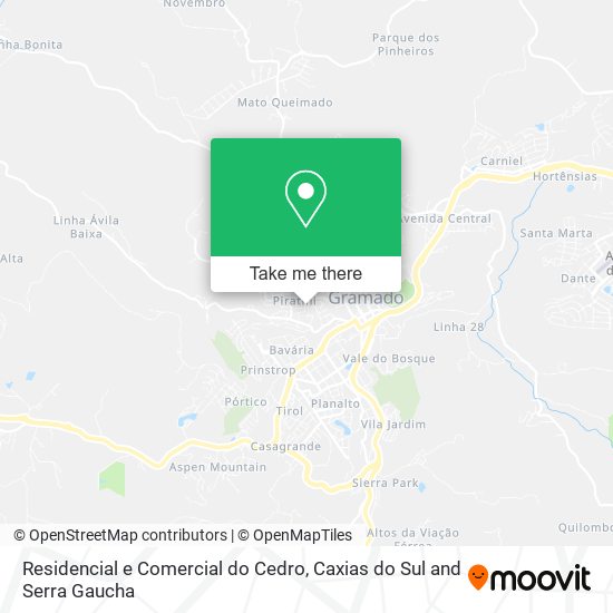 Residencial e Comercial do Cedro map