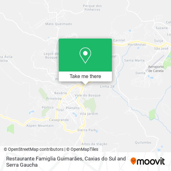 Restaurante Famiglia Guimarães map