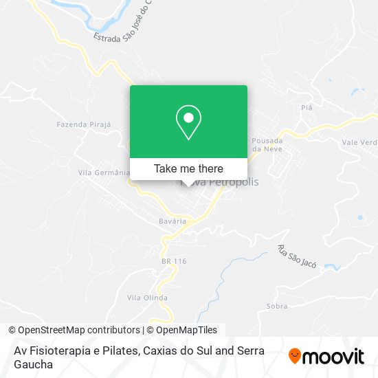 Av Fisioterapia e Pilates map