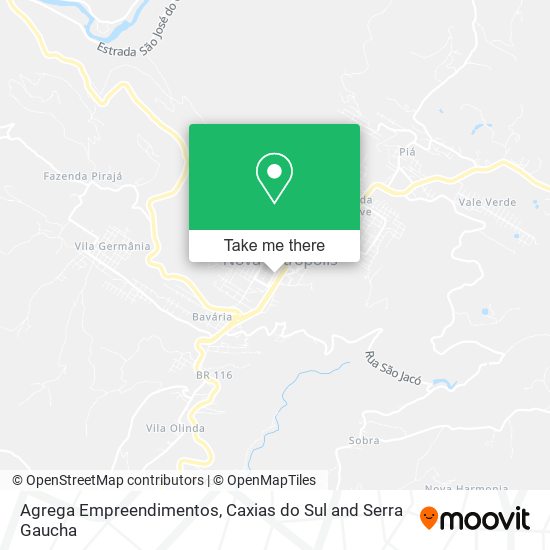 Agrega Empreendimentos map