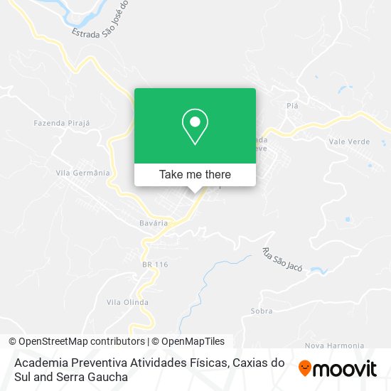 Academia Preventiva Atividades Físicas map