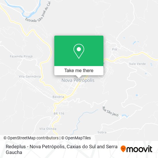 Redeplus - Nova Petrópolis map