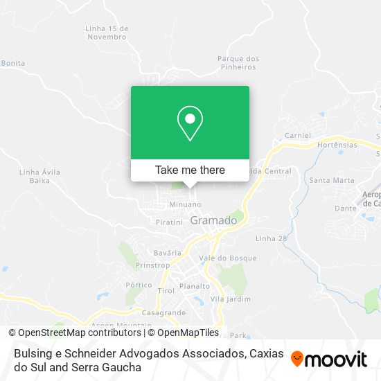 Bulsing e Schneider Advogados Associados map