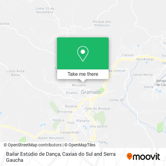 Bailar Estúdio de Dança map