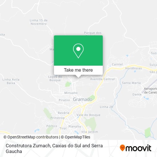 Construtora Zumach map