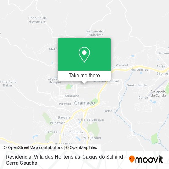 Residencial Villa das Hortensias map