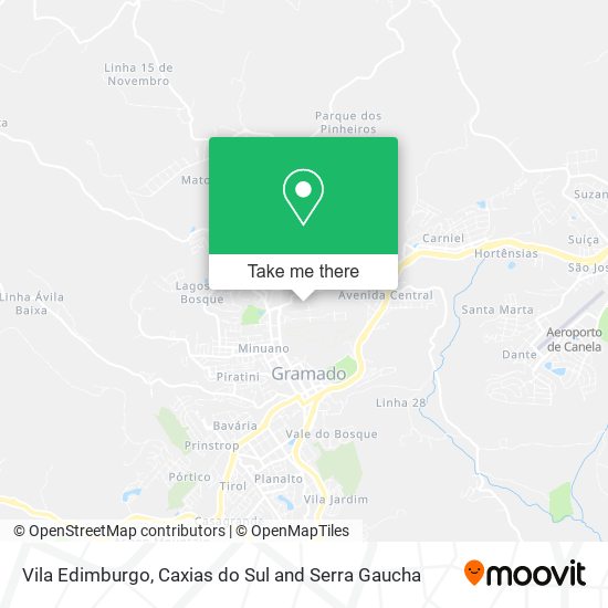 Vila Edimburgo map
