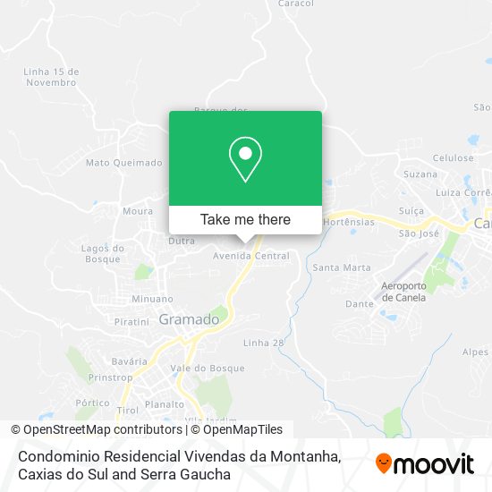 Condominio Residencial Vivendas da Montanha map