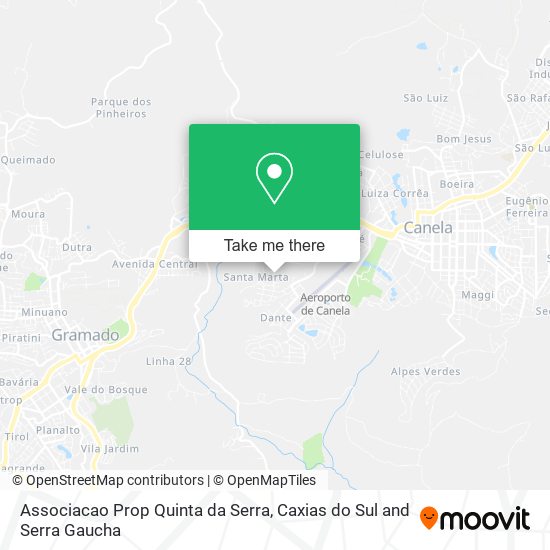 Associacao Prop Quinta da Serra map