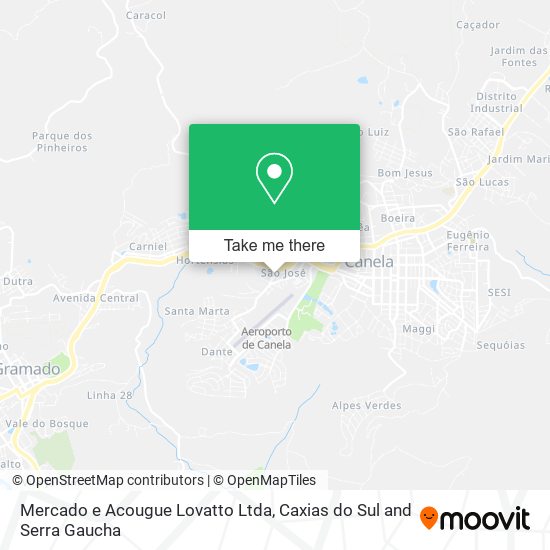 Mercado e Acougue Lovatto Ltda map