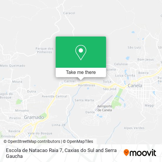 Escola de Natacao Raia 7 map