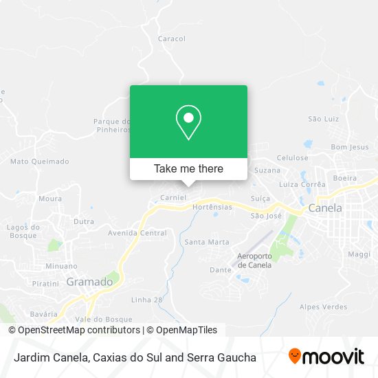 Jardim Canela map