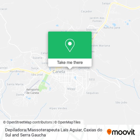 Depiladora / Massoterapeuta Laís Aguiar map