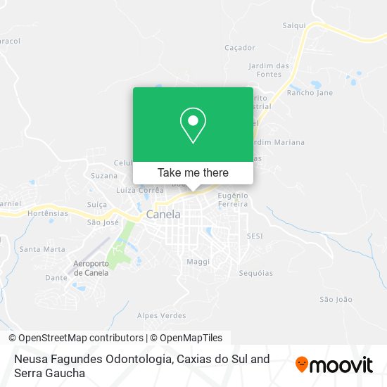 Neusa Fagundes Odontologia map
