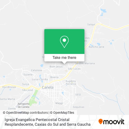 Igreja Evangelica Pentecostal Cristal Resplandecente map