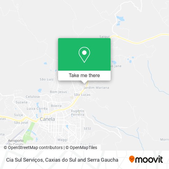 Cia Sul Serviços map