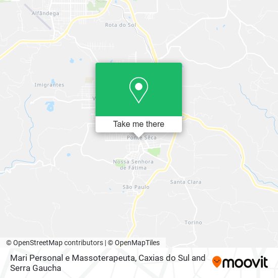 Mapa Mari Personal e Massoterapeuta