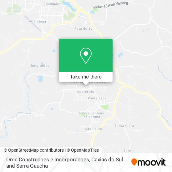 Omc Construcoes e Incorporacoes map