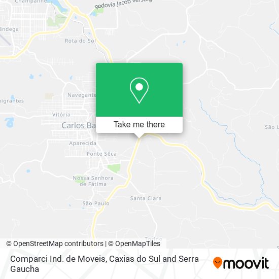 Comparci Ind. de Moveis map