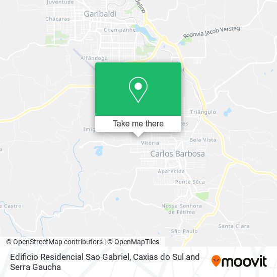 Edificio Residencial Sao Gabriel map