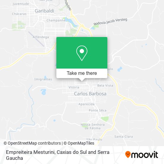 Empreiteira Mesturini map