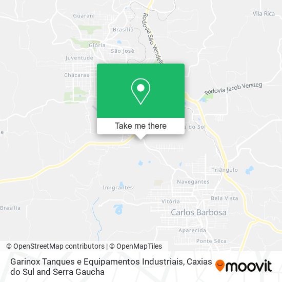 Garinox Tanques e Equipamentos Industriais map