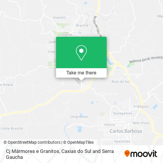 Cj Mármores e Granitos map