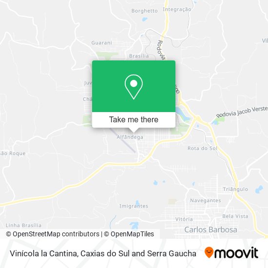 Vinícola la Cantina map