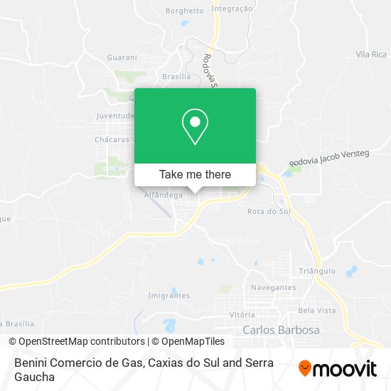 Benini Comercio de Gas map