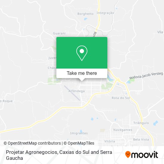 Projetar Agronegocios map