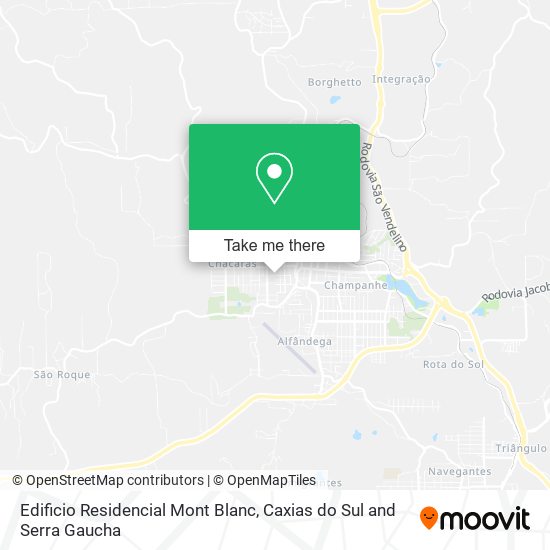 Edificio Residencial Mont Blanc map