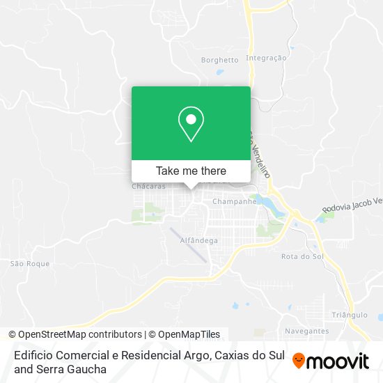 Mapa Edificio Comercial e Residencial Argo