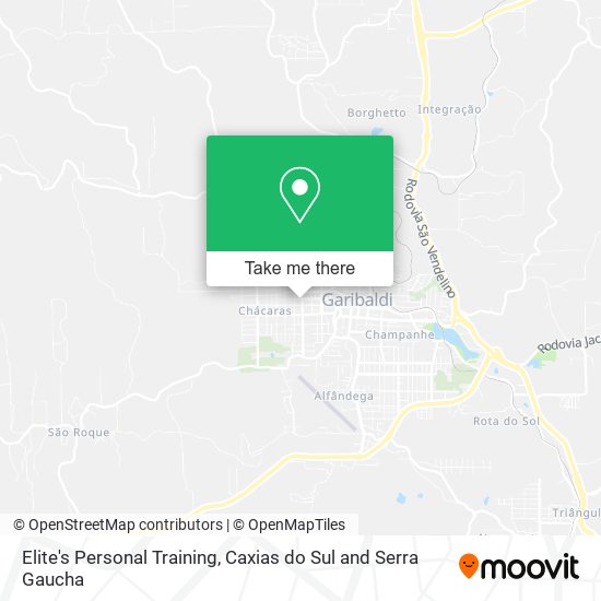 Elite's Personal Training map