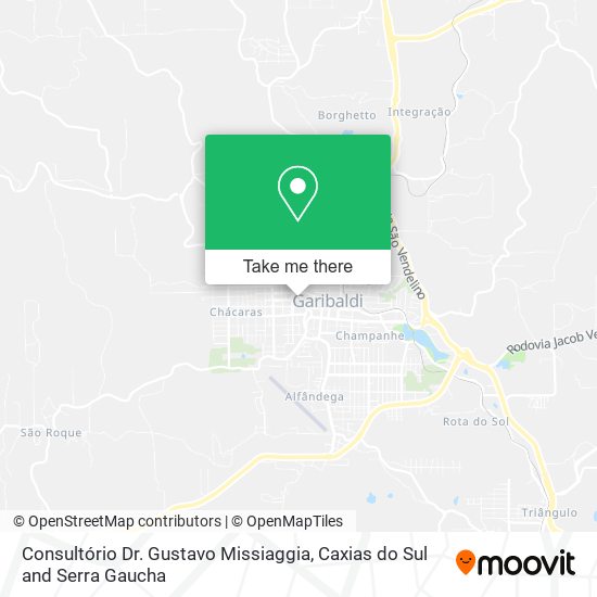 Consultório Dr. Gustavo Missiaggia map