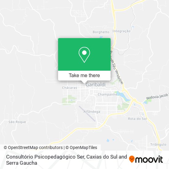 Consultório Psicopedagógico Ser map