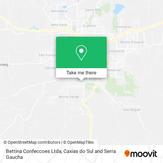 Bettina Confeccoes Ltda map