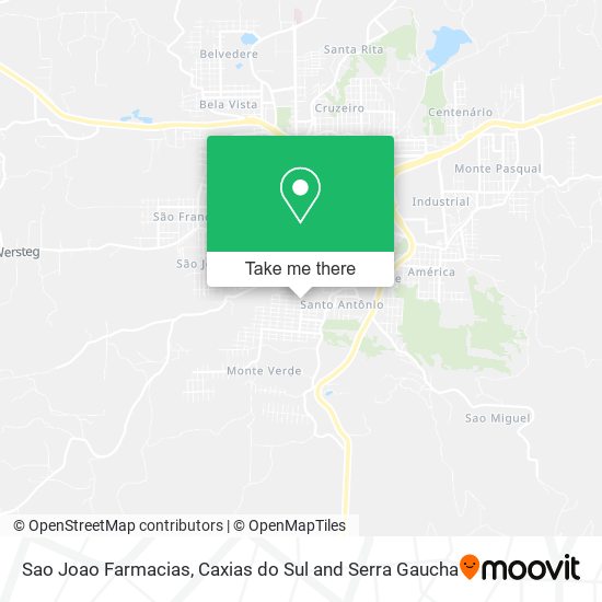 Sao Joao Farmacias map