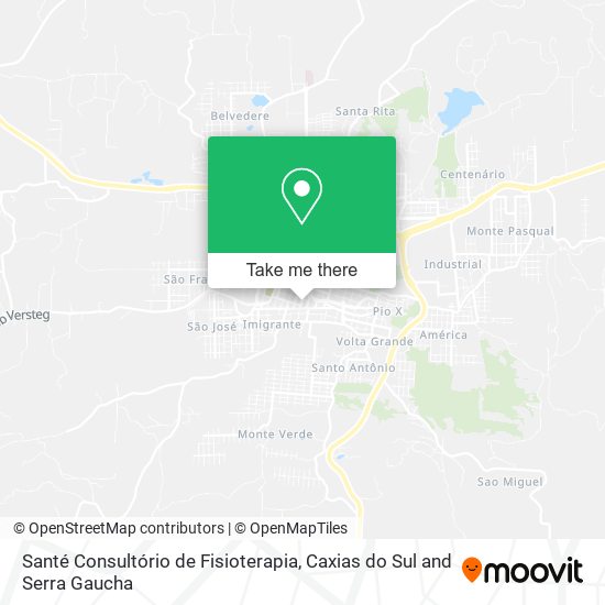Santé Consultório de Fisioterapia map