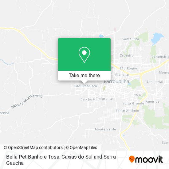 Bella Pet Banho e Tosa map