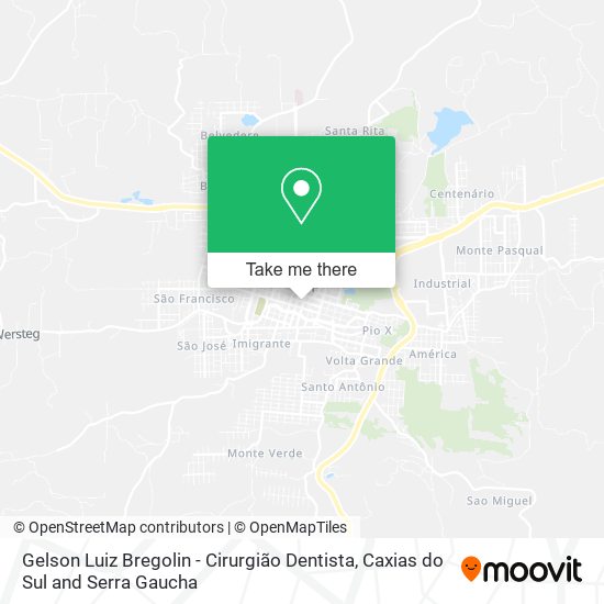 Gelson Luiz Bregolin - Cirurgião Dentista map