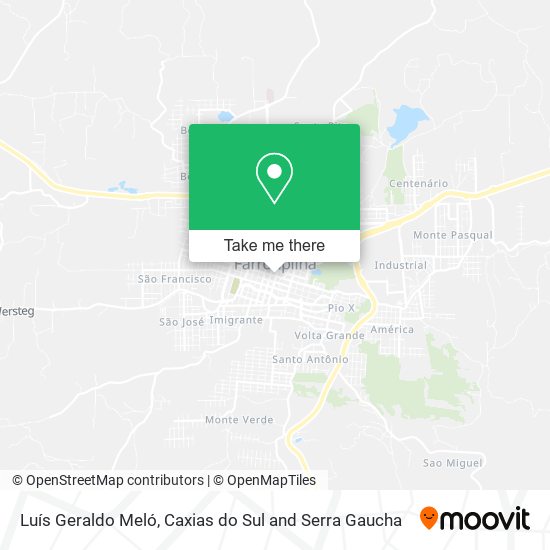 Luís Geraldo Meló map