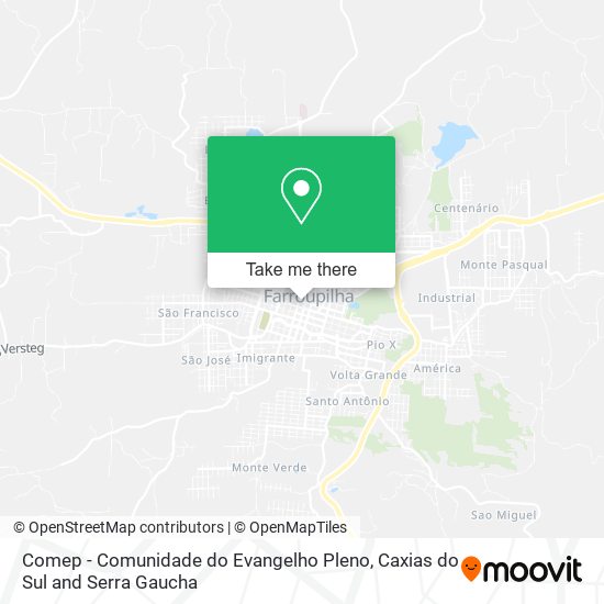 Comep - Comunidade do Evangelho Pleno map