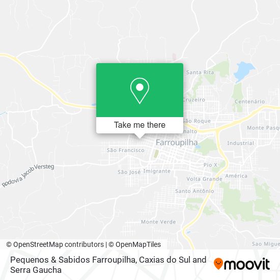 Pequenos & Sabidos Farroupilha map