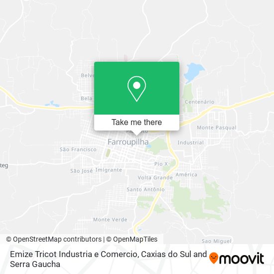 Emize Tricot Industria e Comercio map