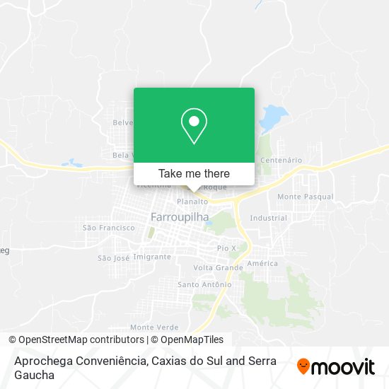 Aprochega Conveniência map